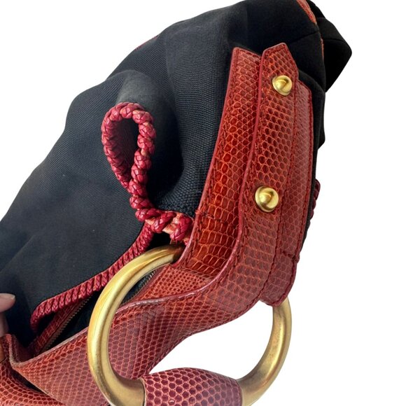 Gucci Black Canvas  Hobo Bag - Picture 3 of 11